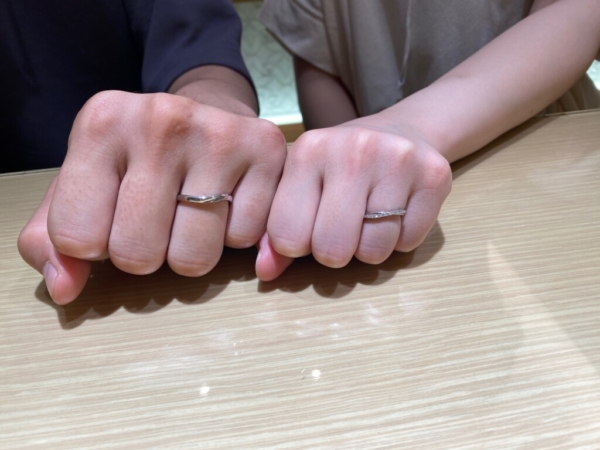 姫路市「IDEAL plus fort」「UneMariage」の結婚指輪をご成約