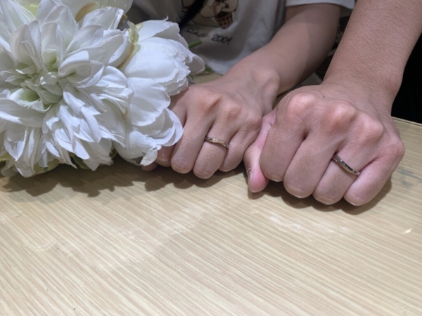 姫路市「Mariage ent」「IDEAL plus fort」の結婚指輪をご成約