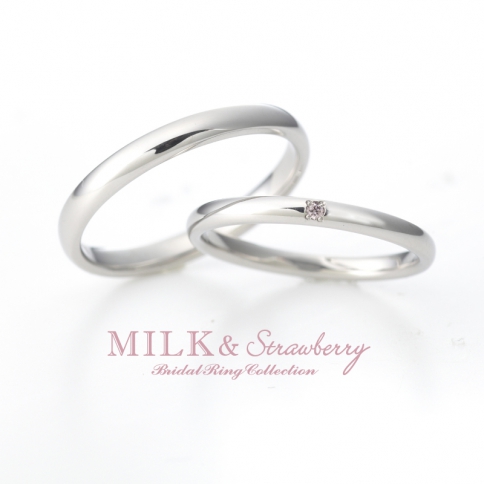 MILK＆Strawberryオーラ結婚指輪