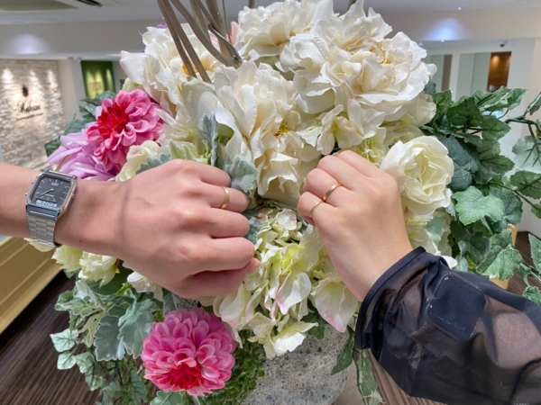兵庫県 赤穂市「FISCHER」の結婚指輪をご成約頂きました