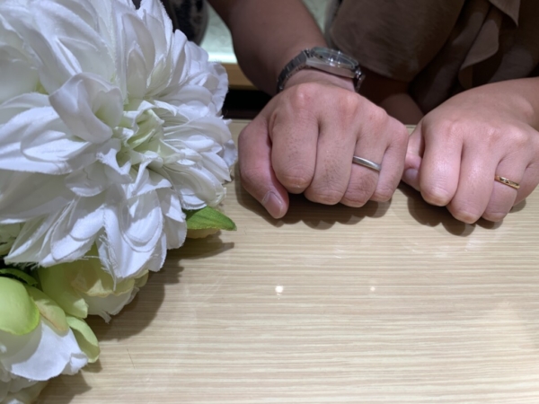 兵庫県高砂市　「フィッシャー」の結婚指輪をご成約頂きました