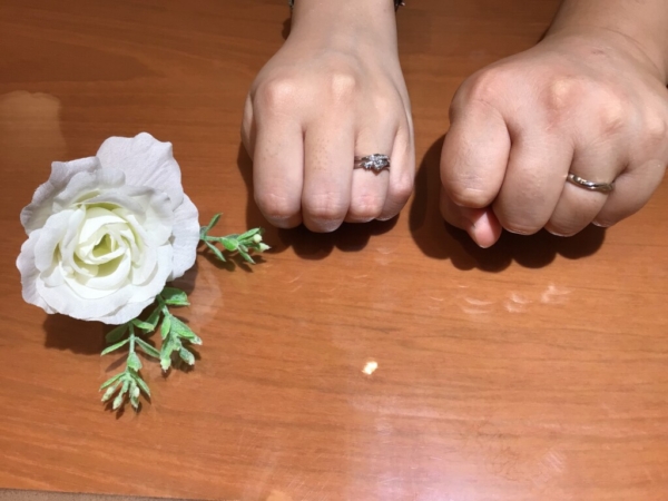 リトルマーメイドの結婚指輪をご成約頂きました