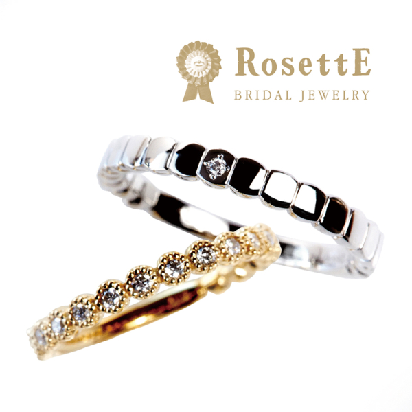 RosettE星空結婚指輪