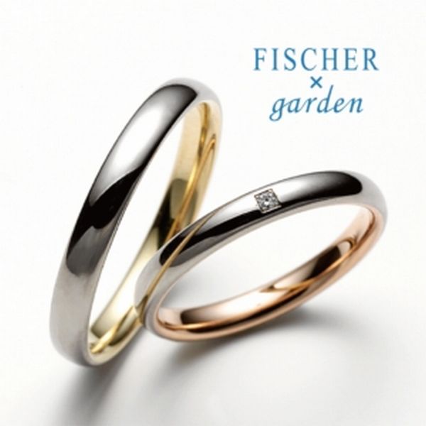 ブルべの方向けの結婚指輪特集FISCHERゴールド