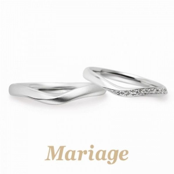ブルべの方向けの結婚指輪Mariage