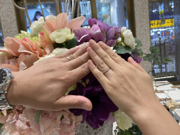 兵庫県姫路市「IDEAL plus fort」の結婚指輪をご成約頂きました