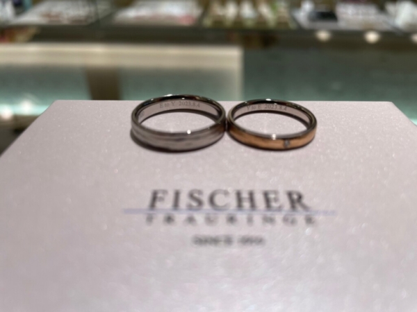 「FICHER」の結婚指輪「IDEAL plus fort」の婚約指輪
