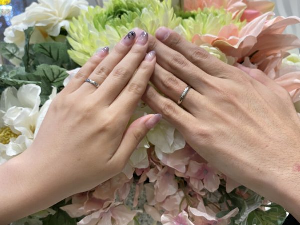 姫路市「FISCHER」の結婚指輪をご成約いただきました