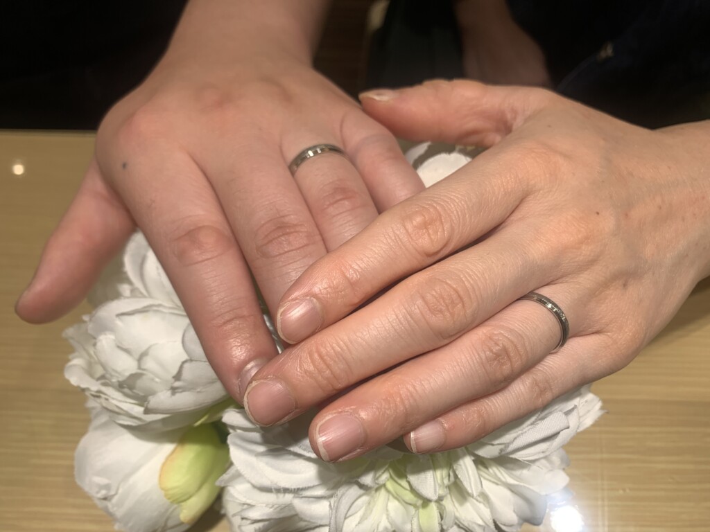 神戸市小野市「フィッシャー」の結婚指輪をご成約頂きました