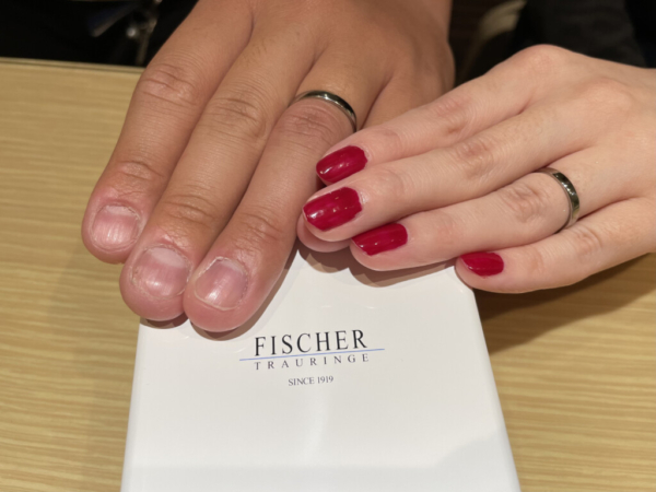 姫路市「FISCHER」の結婚指輪（マリッジリング）をご成約頂きました