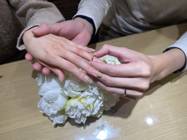 大阪市,明石市「LAZAREDIAMOND」「フィッシャー」の結婚指輪をご成約頂きました