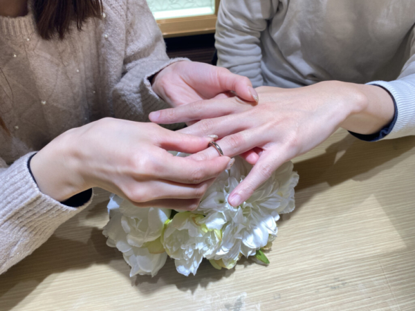 大阪市,明石市「LAZAREDIAMOND」「FISCHER」の結婚指輪（マリッジリング）をご成約頂きました
