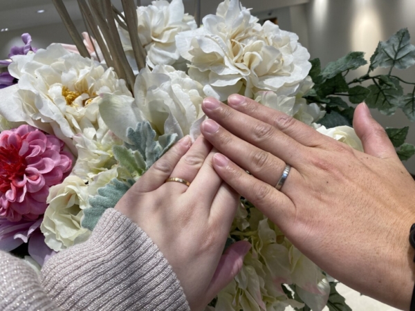 姫路市「FISCHER」（フィッシャー）の結婚指輪をご成約頂きました