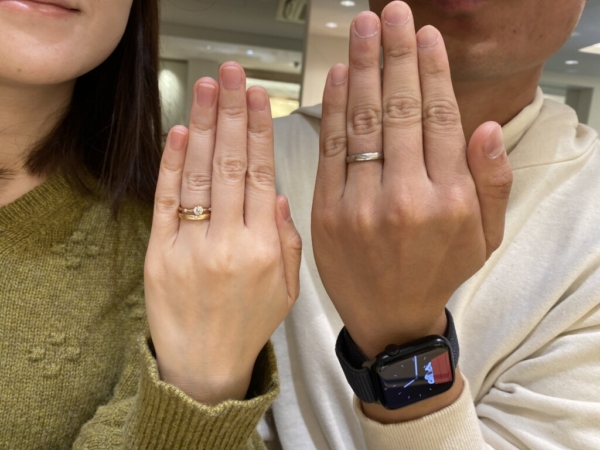 兵庫県赤穂市相生市「FISCHER」の結婚指輪をご成約頂きました