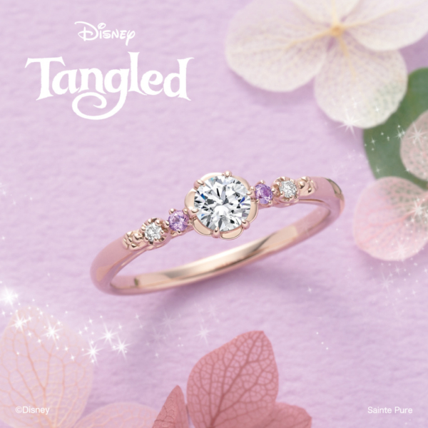 プロポーズにおすすめの婚約指輪ラプンツェルの婚約指輪Flowersoflove