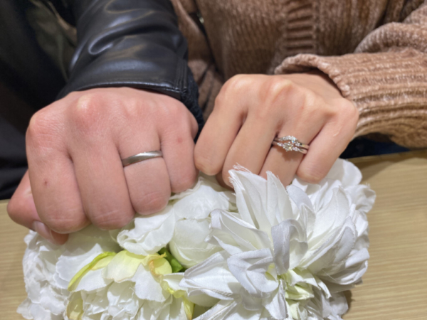 加古川市より来店FISCHERの結婚指輪を購入