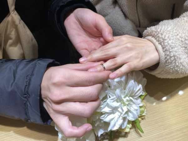 大阪府garden handmadeの結婚指輪をご成約