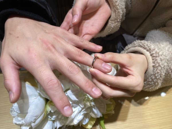 garden handmadeの結婚指輪をご成約