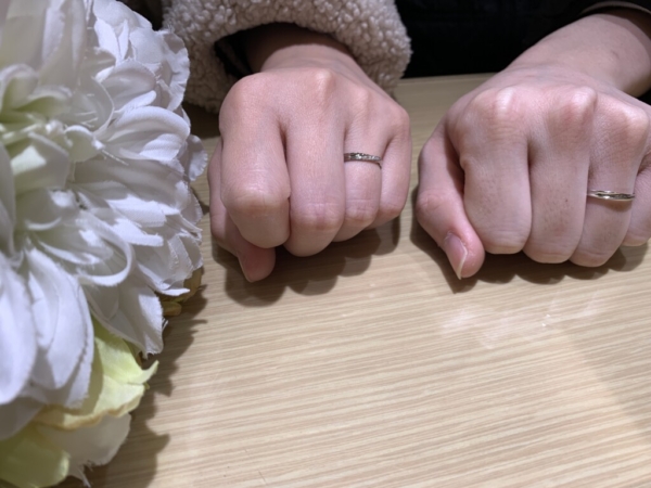 姫路市「insembre」の結婚指輪をご成約頂きました