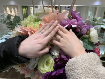 姫路市「insembre」の結婚指輪をご成約頂きました