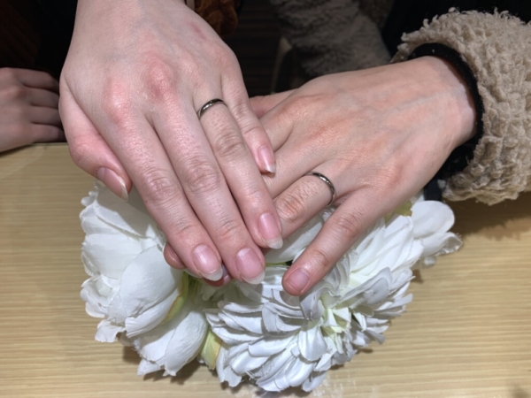 加古川市よりご来店『フィッシャー』の結婚指輪をご成約