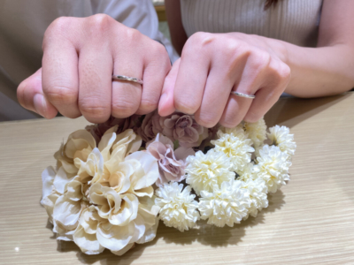 宍粟市よりご来店『PRIMA PORTA』結婚指輪をご成約