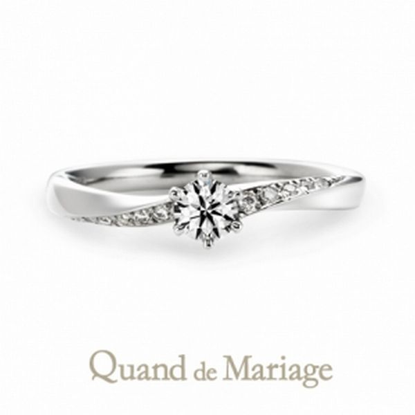 プロポーズにおすすめの婚約指輪Quand de Mariage