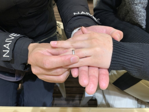 岡山県よりご来店結婚指輪をご成約