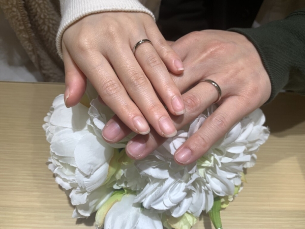 宍粟市よりご来店『FISCHER』の結婚指輪をご成約