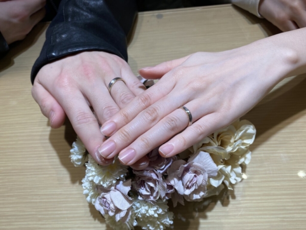 姫路市よりご来店『FISCHER』の結婚指輪をご成約