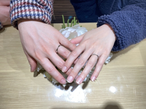 IDEAL plus fortの結婚指輪をご成約のお客様