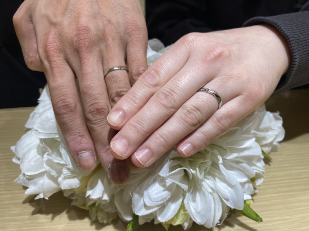 朝来市よりご来店『With』の結婚指輪をご成約