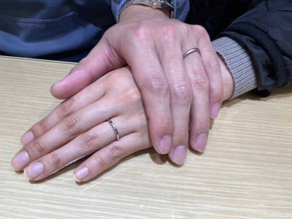 加古川市よりご来店『ラザールダイヤモンド』の結婚指輪をご成約