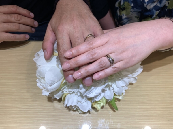 揖保郡太子町・姫路市よりご来店『IDEAL plus fort』の結婚指輪をご成約