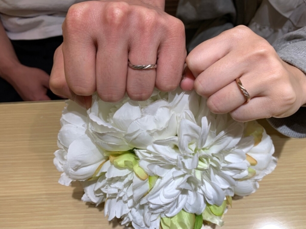 姫路市よりgarden姫路にご来店Disney Tangledの結婚指輪をご成約