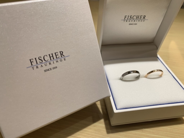 加古川市よりご来店のお客様『フィッシャー』鍛造製法の結婚指輪をご成約