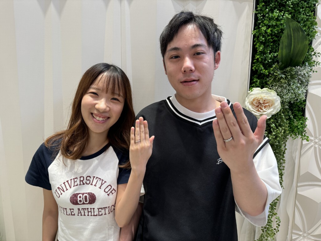 姫路市『Katamu』の結婚指輪をご成約