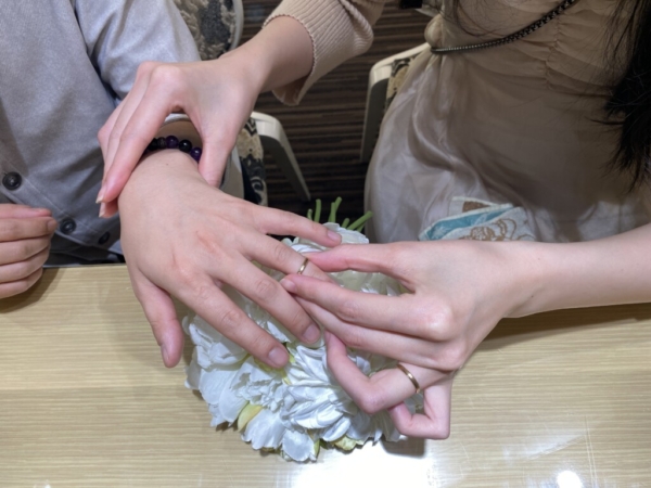 姫路市よりご来店『FISCHER』の結婚指輪をご成約