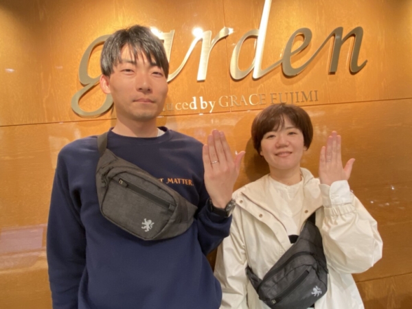 姫路市よりご来店『PilotBridal』の結婚指輪をご成約