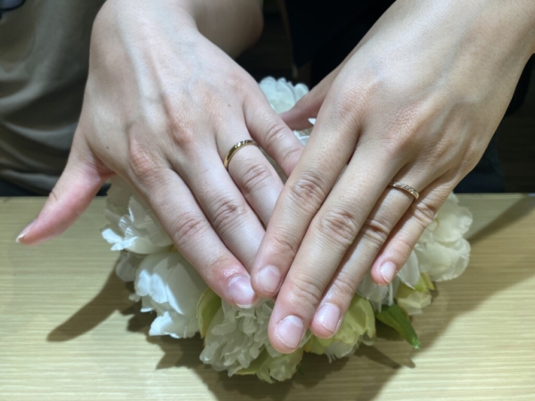 岡山県岡山市よりご来店『アムールアミュレット』の結婚指輪をご成約