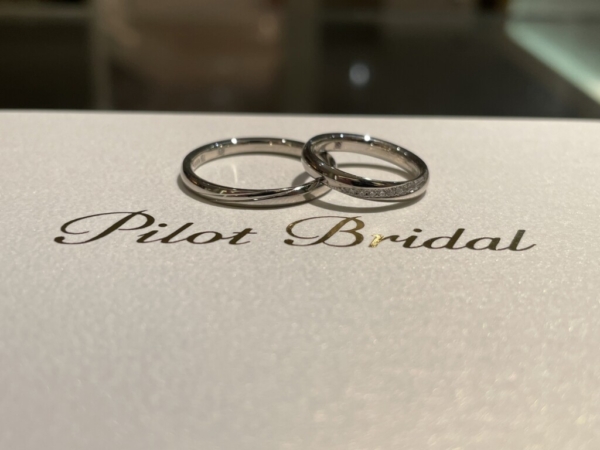 姫路市よりご来店Pilot Bridalの結婚指輪をご成約