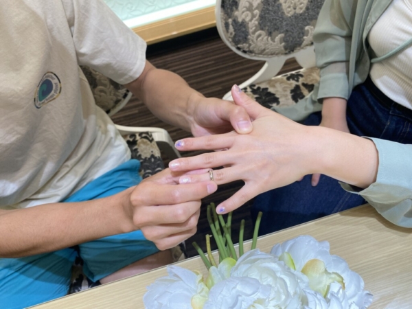 姫路市よりご来店『garden handmade』の結婚指輪をご成約