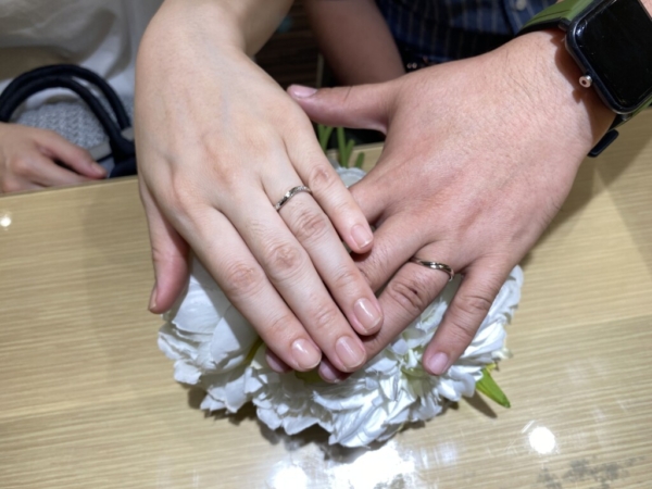 西脇市よりご来店「IDEAL plusfort」の結婚指輪をご成約