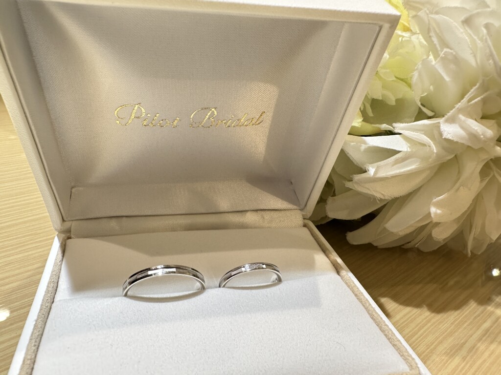 姫路市からご来店「Pilot Bridal」のマリッジリングをご成約頂きました。