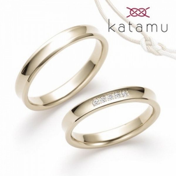 姫路市で人気の２０万円台の結婚指輪Katamu