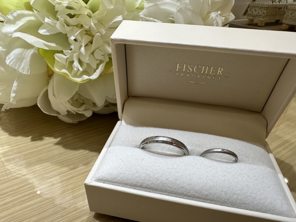加西市姫路市からご来店「FISCHER」「Honey Bride」の結婚指輪をご成約頂きました