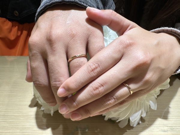 神崎郡福崎町からご来店「FISCHER」のマリッジリングをご成約いただきました