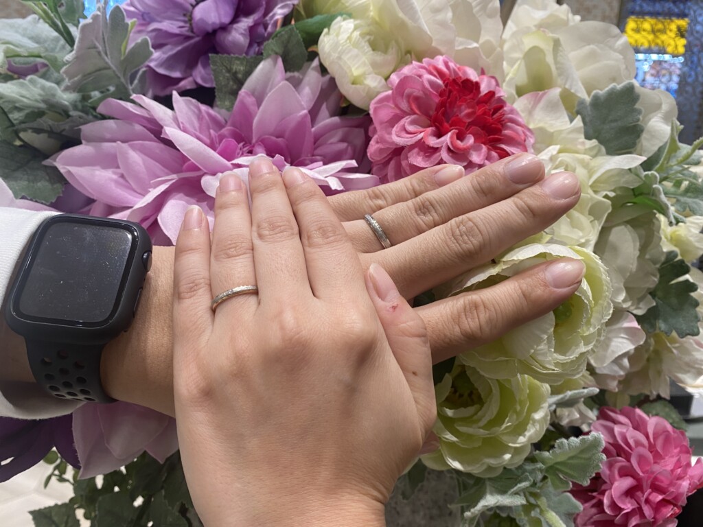 岡山県新見市からご来店「FISCHER」の結婚指輪をご成約頂きました５