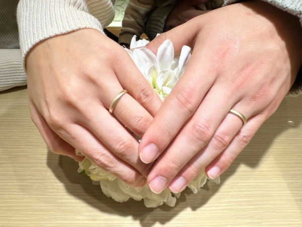 養父市からご来店「FISCHER・フィッシャー」の結婚指輪をご成約頂きました