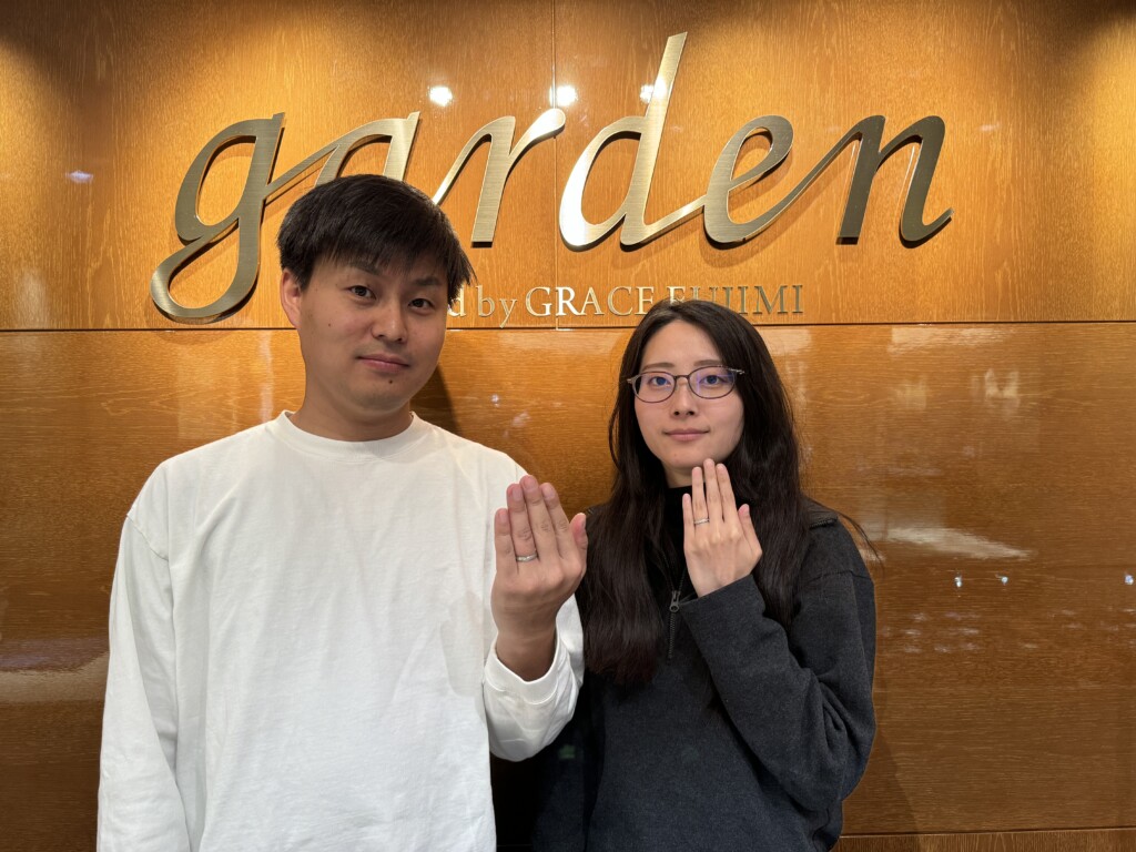 淡路市・南あわじ市からご来店「FISCHER」の結婚指輪をご成約頂きました